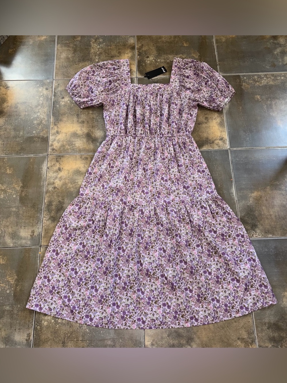 Nasty Gal Floral Midi Sundress